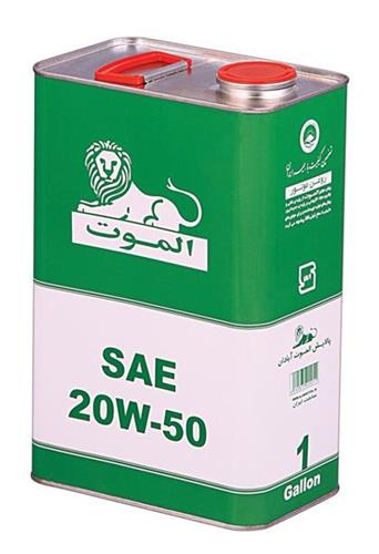 تصویر روغن موتور 50-20 ( 4 لیتری ) SG ( کتابی ) الموت / 6