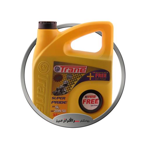 تصویر روغن موتور نیمه سنتتیک سوپر 8000 { فیلتردار } 50-20 ( 3.5 لیتری ) SL ترن / 4