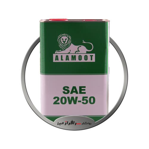 تصویر روغن موتور 50-20 ( 4 لیتری ) SG ( کتابی ) الموت / 6