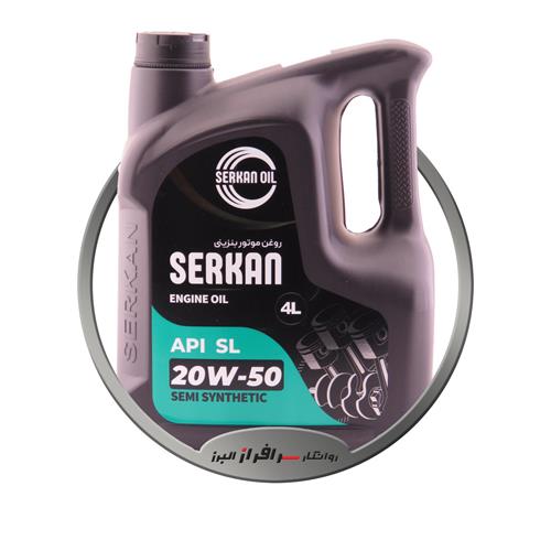 Picture of روغن موتور نیمه سنتتیک 50-20 ( 4 لیتری ) SL پلاستیکی سرکان / 4